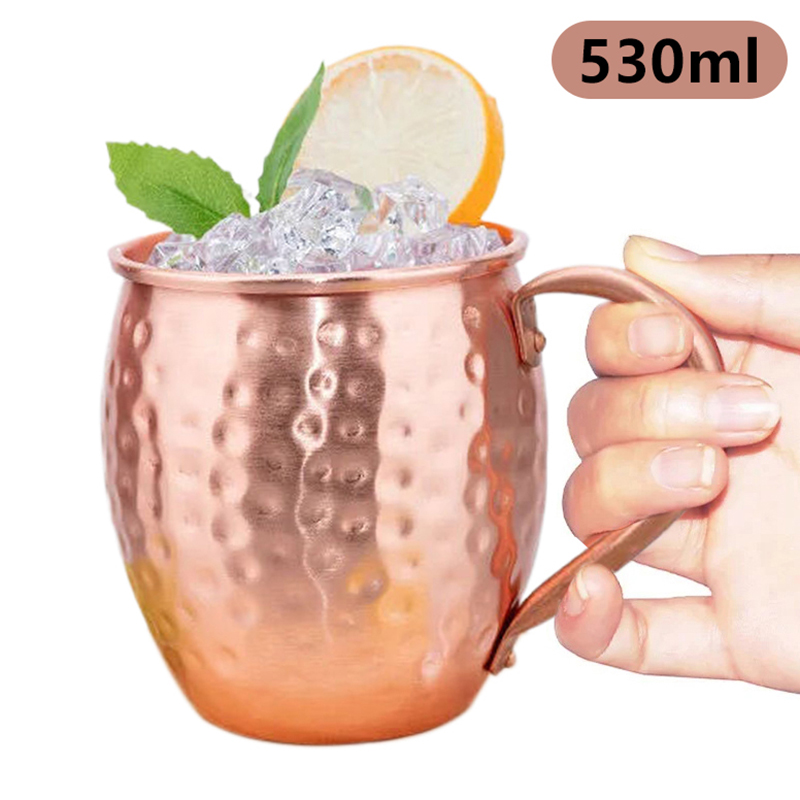 Wine With Beer Cocktail - 【F】530ml 100% Kupfer Moscow Mule Becher