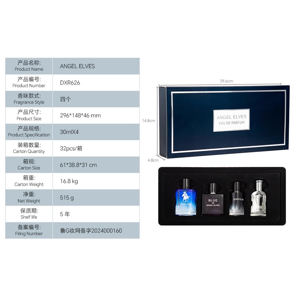 Herren-Kölnischwasser-Set 4-in – Wine&Beer Help Bewertung und Preis